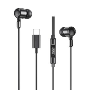 XO laidinės ausinės EP81 USB-C juodos