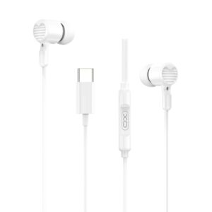 XO laidinės ausinės EP81 USB-C baltos