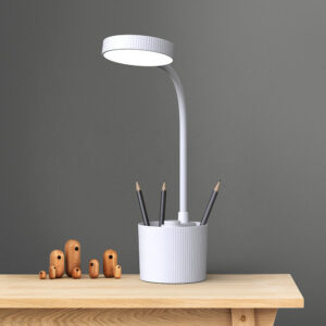 Stalinė LED lempa 5W su rašiklių laikikliu PURE FLB-20 AGNES balta Forever Light - Image 4