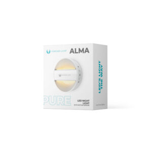 LED naktinė lempa apvali PURE FLC-20 ALMA PIR balta 500mAh Forever Light - Image 4