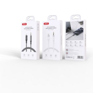 XO garso laidas NB-R279A Lightning – 3,5 mm lizdas 1,0 m juodas - Image 2