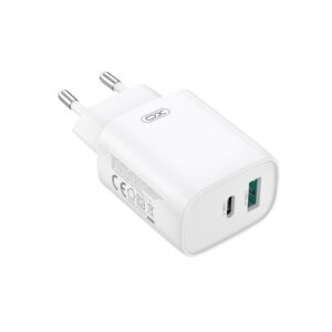 XO sieninis įkroviklis CE29 PD 20W 1x USB-C 1x USB baltas - Image 5