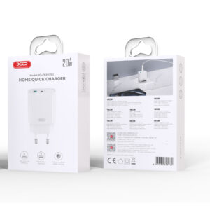 XO sieninis įkroviklis CE29 PD 20W 1x USB-C 1x USB baltas - Image 6