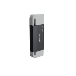 Devia kortelių skaitytuvas 2in1 EL239 USB/USB-C 2.0 juodas - Image 4