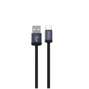 Devia laidas Gracious EC649 USB - USB-C 1,0 m 2A juodas - Image 2