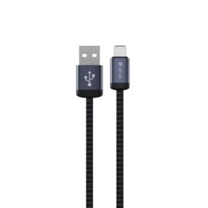 Devia laidas Gracious EC650 USB - USB-C 1,0 m 2,4A juodas - Image 2