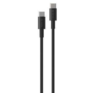 Devia laidas Smart EC317 PD USB-C - USB-C 1,5 m 100W 5A juodas