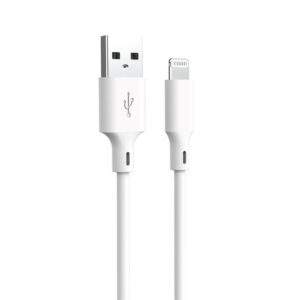 Forever recycling USB-A – Lightning laidas 1,5m 2,4A HDKR12-AL-00 baltas