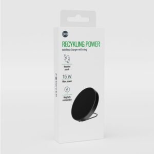 „Forever“ perdirbamo plastiko indukcinis įkroviklis su žiedu, suderinamas su „MagSafe“ RLIR129-MS - Image 5