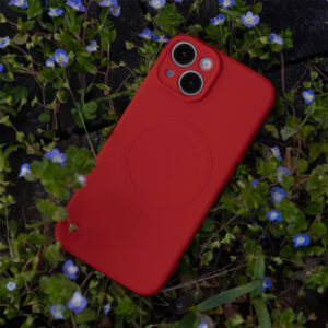 „Simple Color Mag“ dėklas, skirtas „Apple iPhone 15“ 6,1" raudonas - Image 5