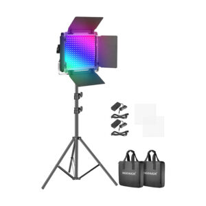 NEEWER 660 PRO II RGB – LED video light with swivel arms - Image 1