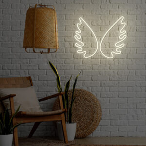 Neoninis PLEXI LED sparnų šviestuvas baltas FPNE09X Forever Light - Image 9