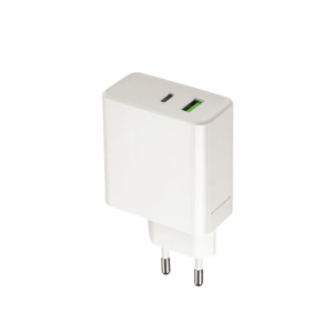 Setty sieninis įkroviklis PD+QC USB + USB-C 45W LSI-01white JO