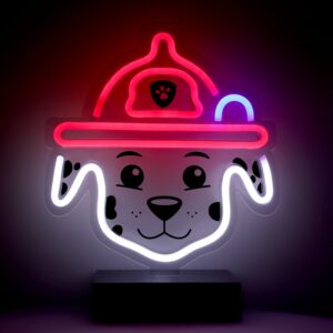 Neoninis LED šviestuvas su stovu Paw Patrol – Marshall OW-120646 - Image 2