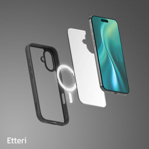 Etteri Matt Mag dėklas, skirtas Apple iPhone 16 Plus 6,7" juodas - Image 8