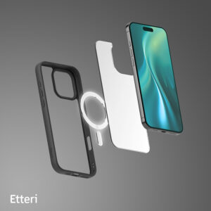 Etteri Matt Mag dėklas, skirtas Apple iPhone 16 Pro Max 6,9" juodas - Image 9