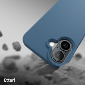 Etteri silikoninis dėklas Apple iPhone 16 Plus 6,7" tamsiai mėlynas - Image 9