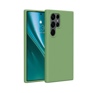 Etteri silikoninis dėklas Samsung Galaxy S25 Ultra, šviesiai žalias