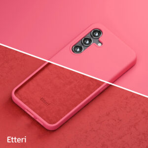 Etteri silikoninis dėklas Samsung Galaxy S24 Plus aviečių spalvos - Image 10