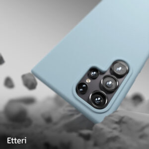 Etteri silikoninis dėklas Samsung Galaxy S24 Ultra, šviesiai mėlynas - Image 9