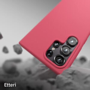 Etteri silikoninis dėklas Samsung Galaxy S25 Ultra aviečių spalvos - Image 9