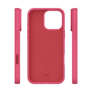 Etteri silikoninis Mag dėklas, skirtas Apple iPhone 16 Pro Max 6,9" aviečių spalvos - Image 6