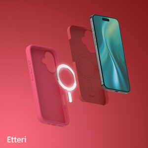 Etteri silikoninis Mag dėklas, skirtas Apple iPhone 16 Plus 6,7" aviečių spalvos - Image 8