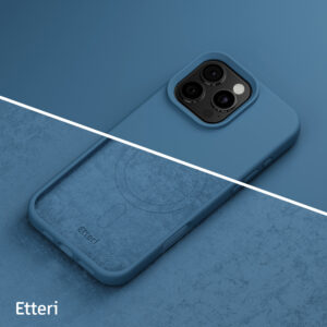 Etteri silikoninis Mag dėklas, skirtas Apple iPhone 16 Pro Max 6,9" tamsiai mėlynas - Image 11