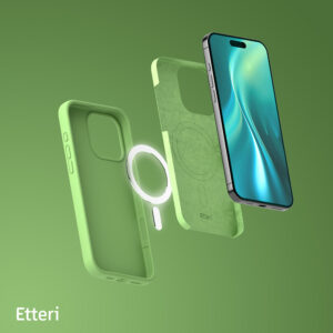 Etteri silikoninis Mag dėklas, skirtas Apple iPhone 16 Pro Max 6,9", šviesiai žalias - Image 8