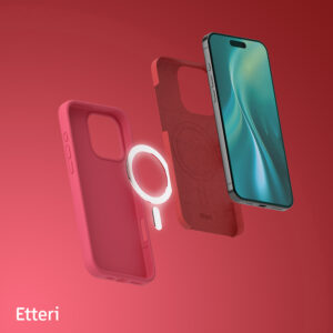 Etteri silikoninis Mag dėklas, skirtas Apple iPhone 16 Pro Max 6,9" aviečių spalvos - Image 8
