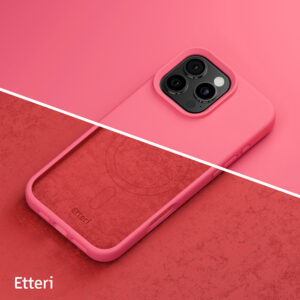 Etteri silikoninis Mag dėklas, skirtas Apple iPhone 16 Pro Max 6,9" aviečių spalvos - Image 11