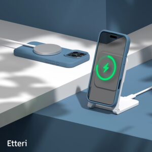 Etteri silikoninis Mag dėklas Apple iPhone 16 Pro 6,3" tamsiai mėlynas - Image 7