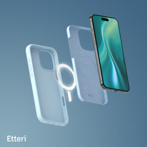 Etteri silikoninis Mag dėklas Apple iPhone 16 Pro 6,3" šviesiai mėlynas - Image 8