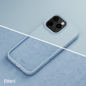 Etteri silikoninis Mag dėklas Apple iPhone 16 Pro 6,3" šviesiai mėlynas - Image 11