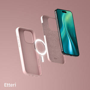 Etteri silikoninis Mag dėklas, skirtas Apple iPhone 16 Pro 6,3" šviesiai rožinis - Image 8