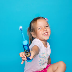 Paw Patrol vaikiškas vibruojantis dantų šepetėlis KOSMO Blue - Image 3
