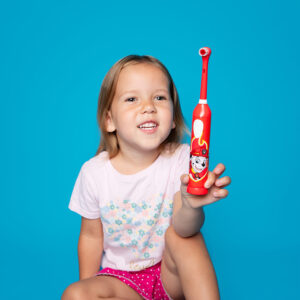 Paw Patrol vaikiškas vibruojantis dantų šepetėlis KOSMO raudonas - Image 3