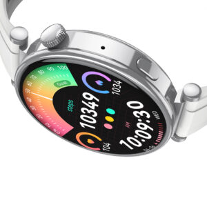 XO išmanusis laikrodis GT4 Mini Amoled sidabrinis - Image 2