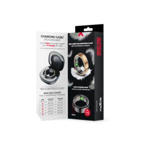 Maxlife išmanusis žiedas MXSR-100 auksinis, 10 dydis - Image 7