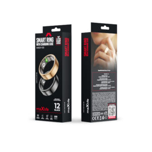 Maxlife išmanusis žiedas MXSR-100 auksinis, 11 dydis - Image 8