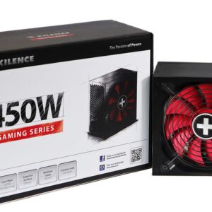 Xilence Performance A+ XN213 maitinimo blokas 450 W 20+4 pin ATX ATX Juoda - Image 2