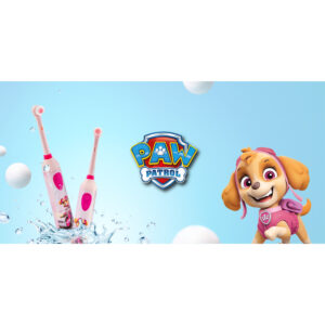 Paw Patrol vaikiškas vibruojantis dantų šepetėlis MOTO rožinis - Image 3