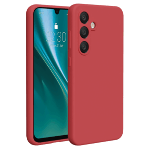 Etteri silikoninis dėklas Samsung Galaxy A36 5G aviečių spalvos