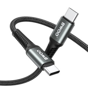 BWOO Pintas laidas USB-C - USB-C 2m 60W juodas - Image 2