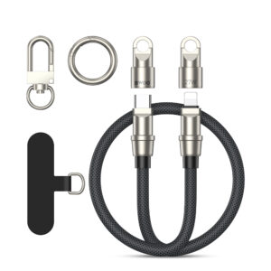 BWOO USB-C – Lightning laidas su dirželiu, 0,3 m, 27 W - Image 2