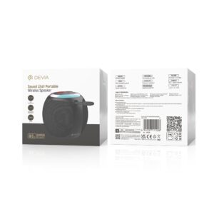 Devia „Bluetooth“ garsiakalbis Lite1 juodas - Image 3