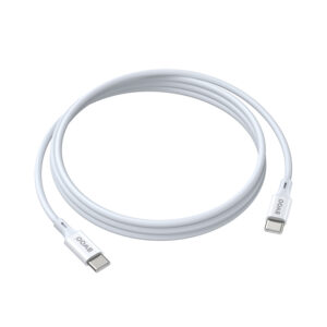 BWOO Kabelis USB-C - USB-C 2m 60W ABS + TPE baltas - Image 2