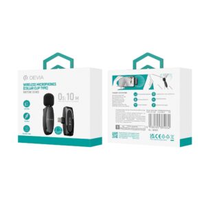 Devia mikrofonas išmaniesiems telefonams Kintone USB-C juodas - Image 2