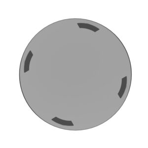 Setty Recycling indukcinis įkroviklis 15W LED sidabrinis QRLI-15-LD-07 - Image 3