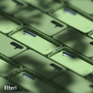 Etteri silikoninis dėklas Samsung Galaxy S24 FE šviesiai žalias - Image 5